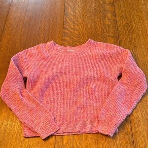 Cat & Jack Women's Coral Crew Neck Sweater